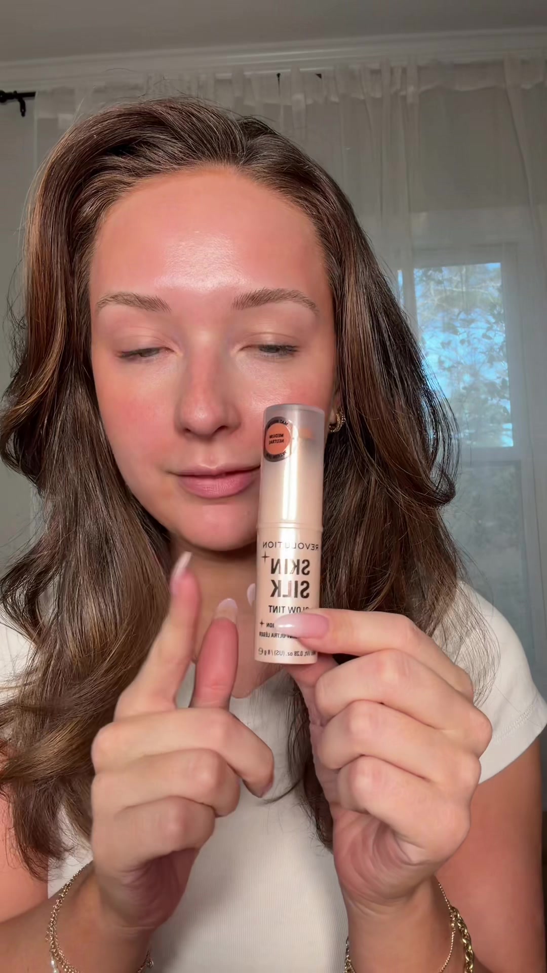 TikTok post by @shelbyannbell for Makeup Revolution. Caption reads: @Makeup Revolution 👀👀 I see you girl! What do....