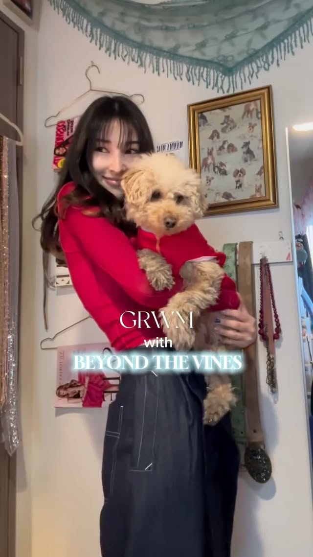 Instagram post by @senadaya_22 for Beyond The Vines. Caption reads: @beyondthevines @beyondthevinesjapan 💙 #grwm....