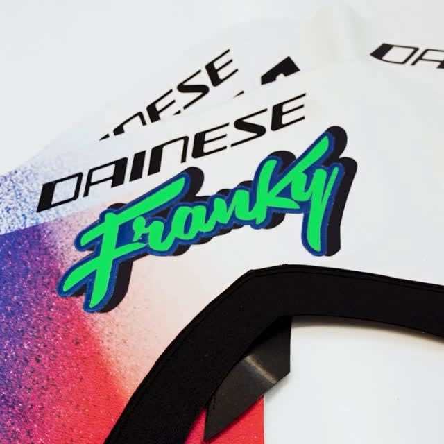 Instagram post by @vr46racingteam for Dainese. Caption reads: THE RIDERS - I PILOTI

19.06.25 | 11:30am....