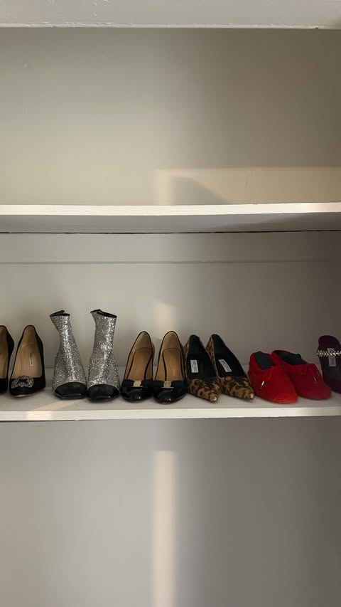 Instagram post by @lillysisto for Vinted. Caption reads: [...] closet cleanout, and I’m so excited that....