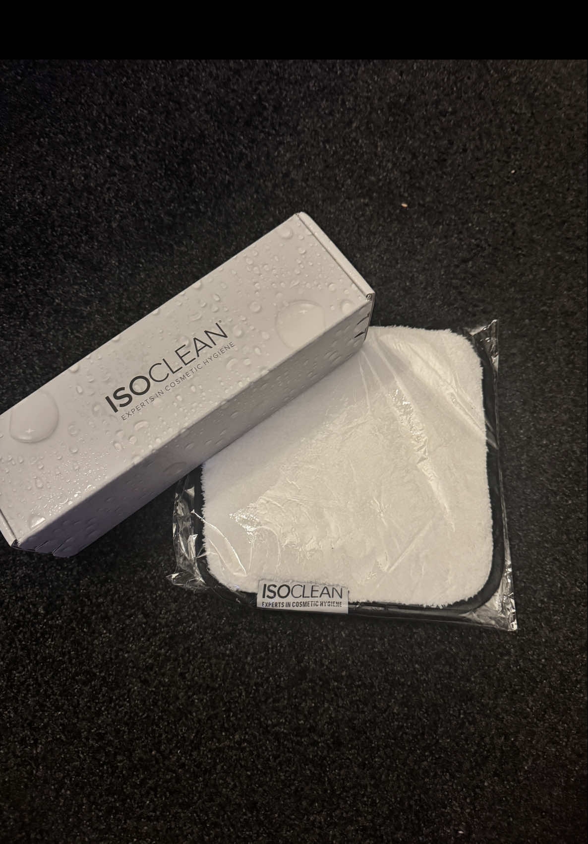 TikTok post by @tablthagrace for ISOCLEAN. Caption reads: The most important part while doing my makeup is....