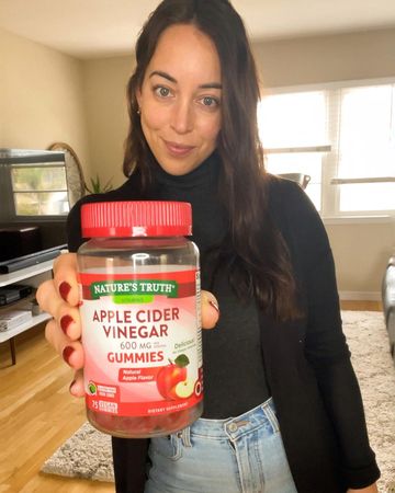 Instagram post by @healthyhollows for Nature’s Truth. Caption reads: #ad My personal journey of wellness is constantly....