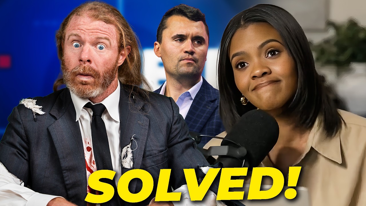 YouTube post by @AwakenWithJP for BON CHARGE. Caption reads: Candace Solves Kirk's Assassination Mystery? And....