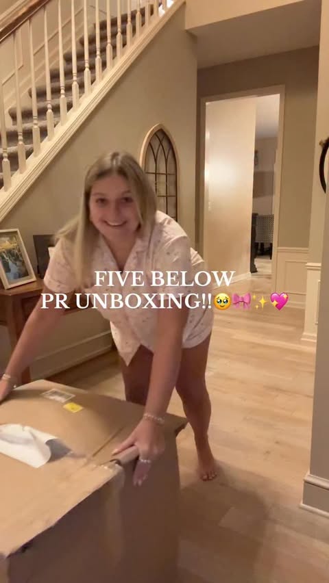 Instagram post by @paigeycons for Five Below. Caption reads: FIVE BELOW PR!?🤭🥹🥹💖💖thank you so much [...].