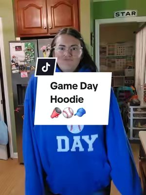 TikTok post by @mistywilson510 for Tees2urdoor. Caption reads: [...] perfect game day hoodie is here from....