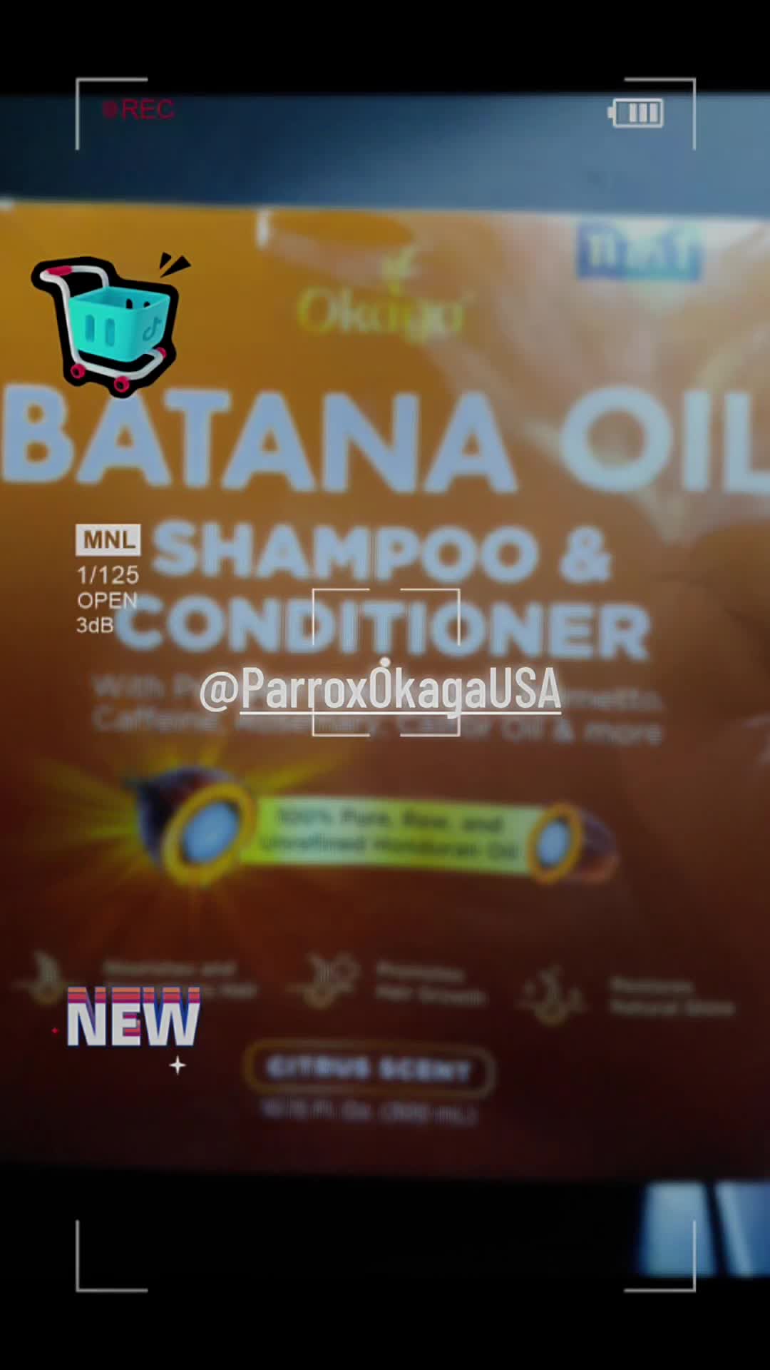 TikTok post by @alitarammar for Parrox Okaga USA. Caption reads: [...] #conditioner #free #beauty @Parrox Okaga USA.