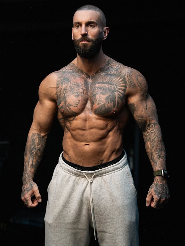 Instagram post by @liammcaleese for DY NutritionTM. Caption reads: Push Day Movements - The Year I Bring Back the 4D....