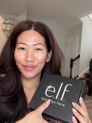TikTok post by @prebe07 for Chimeable. Caption reads: Thank you @e.l.f. Cosmetics @chimeable perfect....