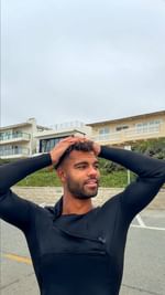 Instagram post by @hunterjoness for Every Man Jack. Caption reads: Now I can be one with nature 🤝 I present you....