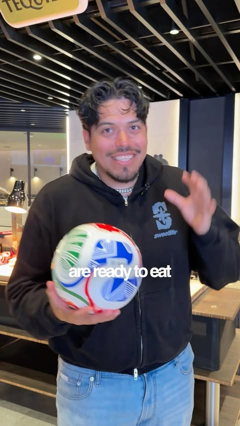 Instagram post by @johncorteezyy for FIFA. Caption reads: [...] taste of what fans can expect at the FIFA....