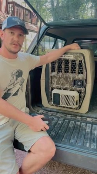 Instagram post by @loneduck for Gunner. Caption reads: You have an older dog or a dog that rides in a....