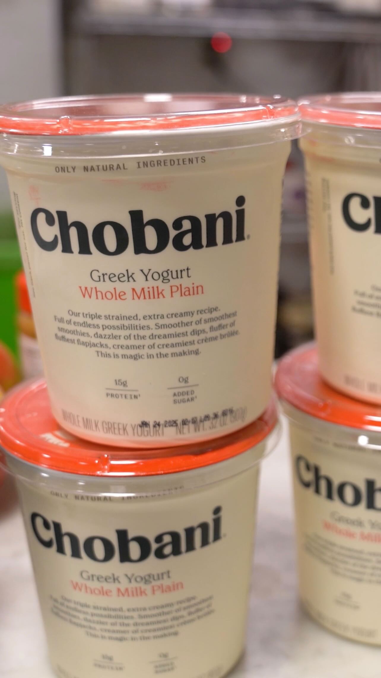 Instagram post by @ilanhall for Chobani. Caption reads: We teamed up with @girlsclubny for a fun food....