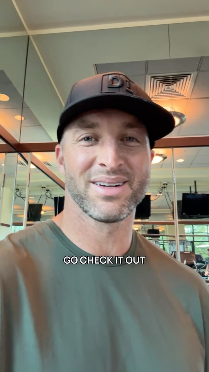 Instagram post by @timtebow for Allstate. Caption reads: The 2025 Allstate AFCA Good Works Team has been....