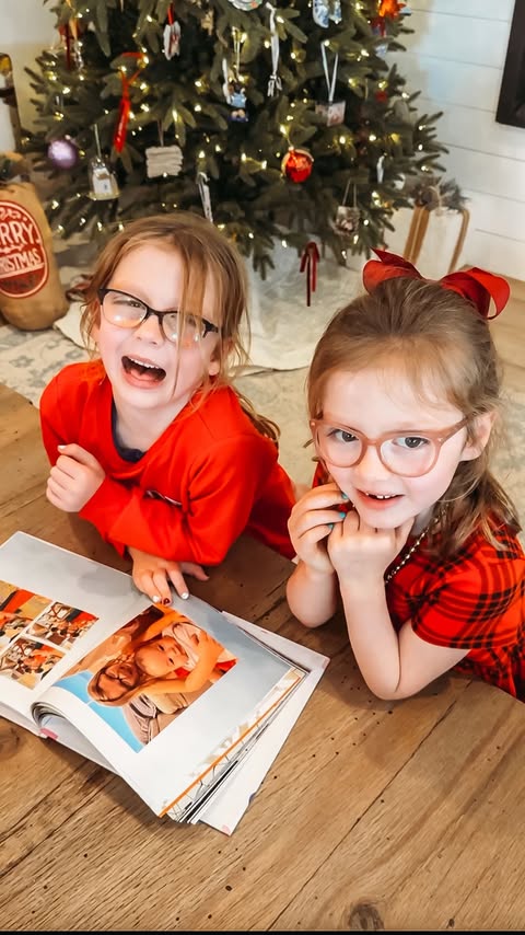 Instagram post by @ansleysadventures for Mixbook. Caption reads: [...] but also as a mom. #Ad Every year, @mixbook....