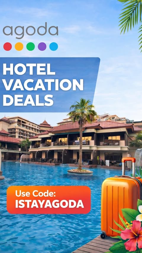 Instagram post by @zubin_sha for agoda. Caption reads: [...] how I book my hotels for LESS using Agoda....