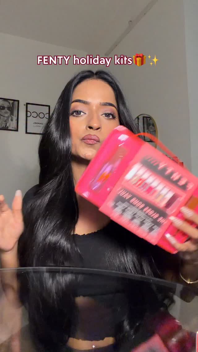 Instagram post by @charlieparashar for Fenty Beauty. Caption reads: Gifting season is here 😍perfect time to grab....