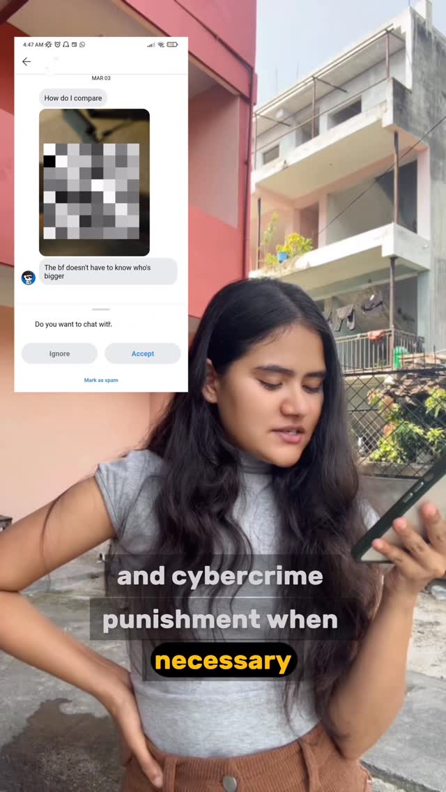 Instagram post by @yoznaamagar for UNESCO. Caption reads: Online harassment isn’t “just a comment” or “a....