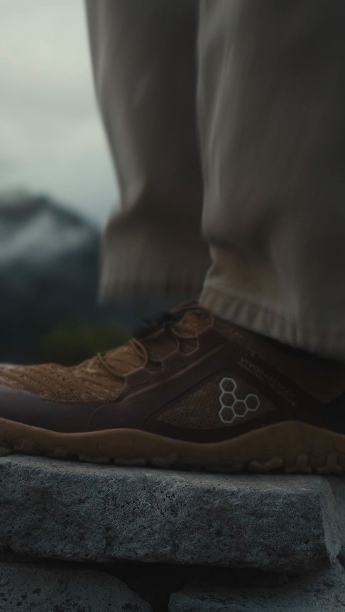 Instagram post by @gorptexx for VIVOBAREFOOT. Caption reads: Ad | Why choose @vivobarefoot ? Some people might....