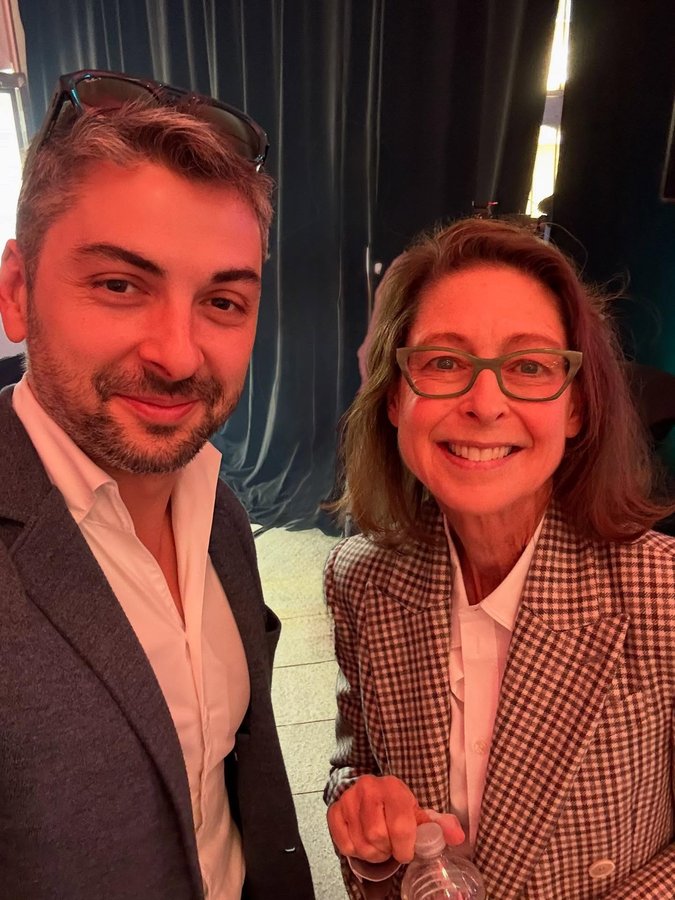 Instagram post by @constkogan for Fidelity Investments. Caption reads: 🚀 A few lessons I took away after meeting Abigail....