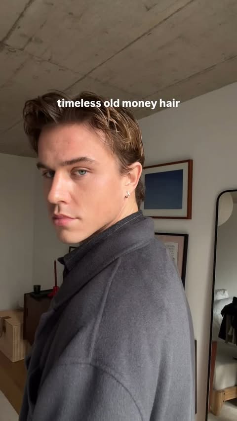 Instagram post by @hendrikgiesler for Maria Nila. Caption reads: My hair is usually pin-straight, so if I want it....