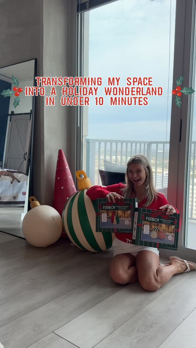 Instagram post by @gracieoconnor for FUNBOY. Caption reads: [...] are only for outdoor use?! 🙊 These FUN....