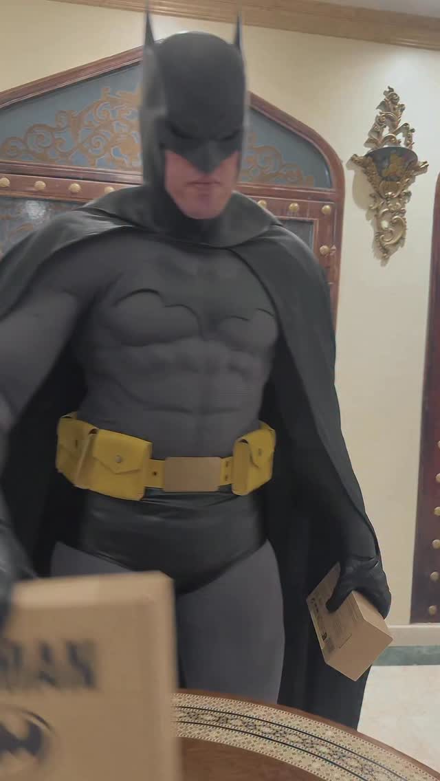 Instagram post by @wfmmk for Fanhome. Caption reads: Build your own 1989 Batmobile from @fanhome.us, to....