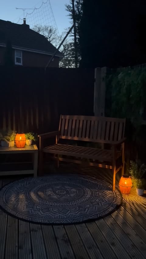 Instagram post by @home_with_kaitlyn for Ollny Official. Caption reads: AD | My garden needed a little love… so I gave it....