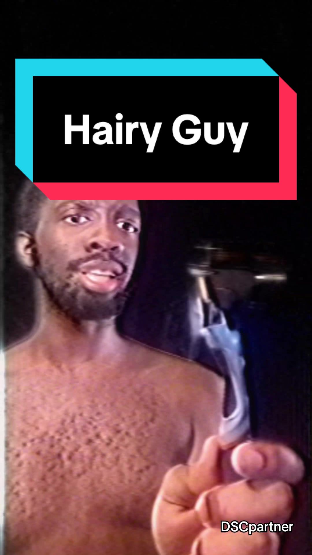 TikTok post by @dicedip for Dollar Shave Club. Caption reads: [...] about how well his razor worked @Dollar....