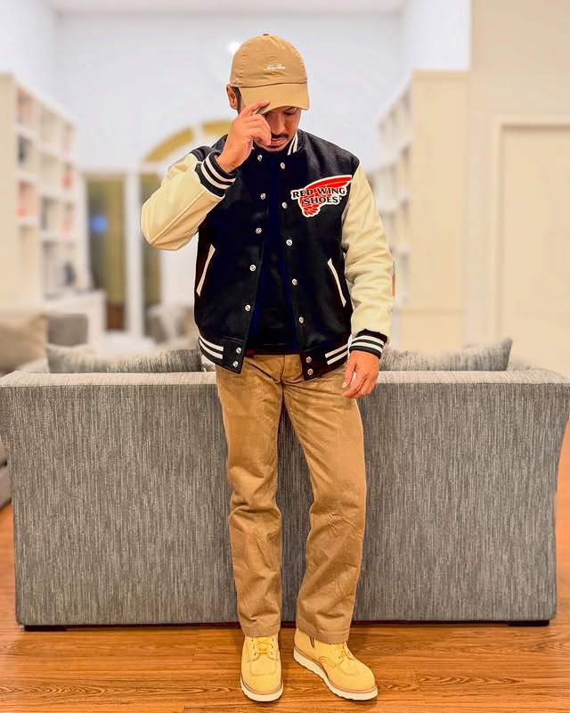 Instagram post by @dnlming for Red Wing Heritage. Caption reads: [...] styled to impress.” Humanmade x....