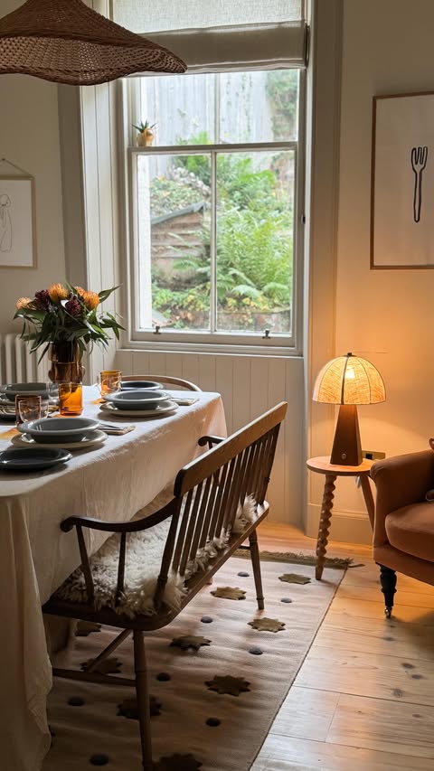 Instagram post by @home__stead for MADE.com. Caption reads: AD | My favourite spot in the house has had a....