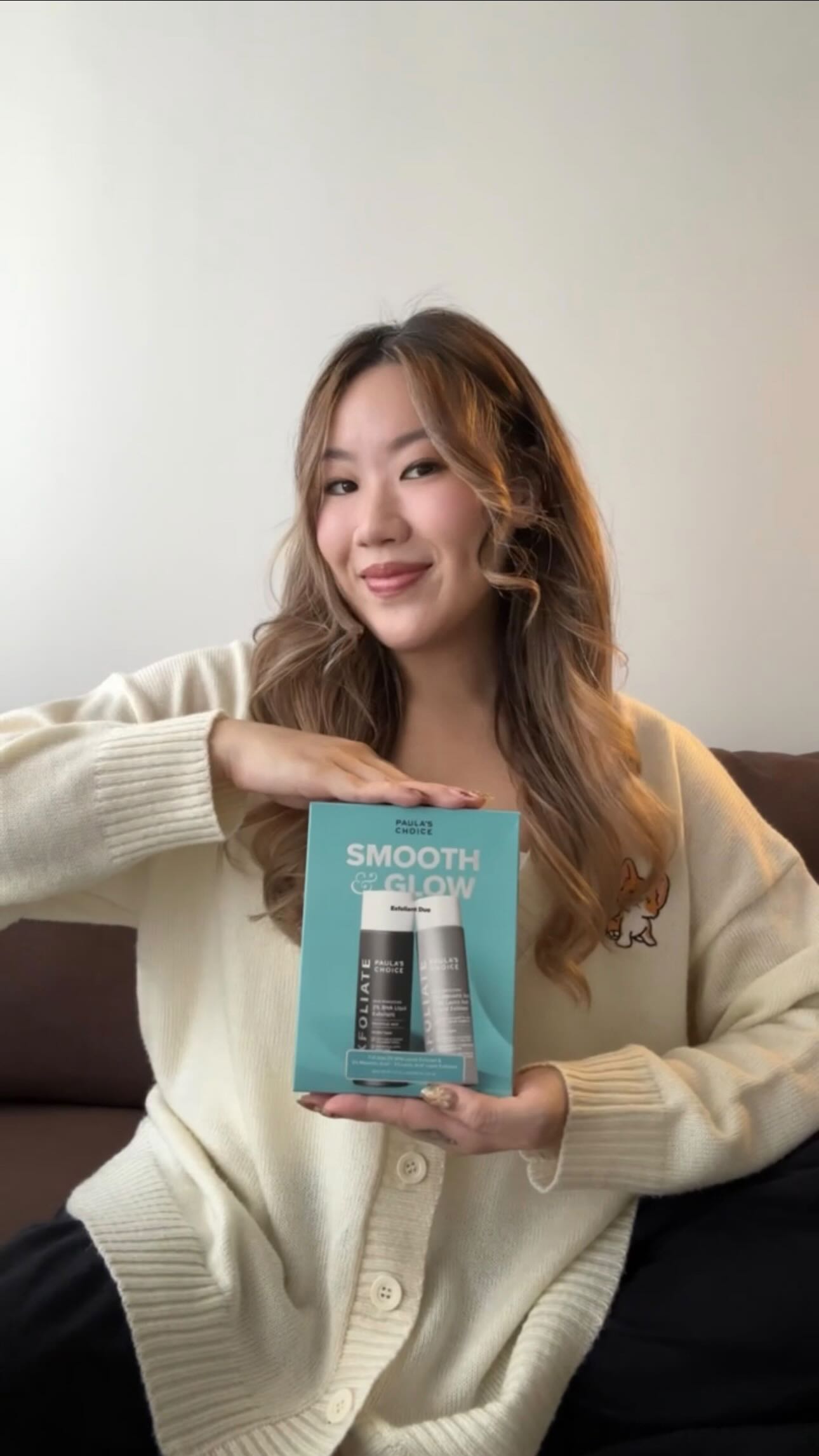 Instagram post by @janellejaw for Paulas Choice. Caption reads: That fresh, post-exfoliant finish? Way better than....