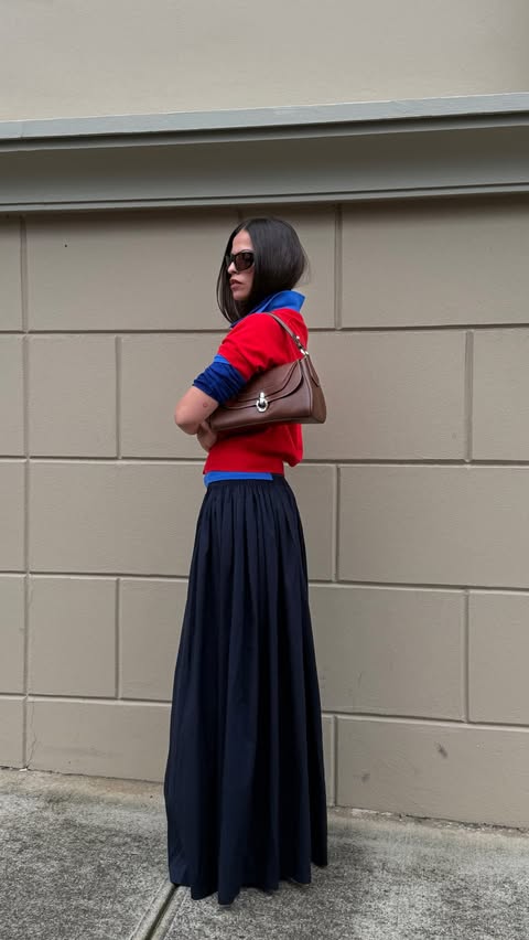 Instagram post by @viccyb_ for Polo Ralph Lauren. Caption reads: [...] her part of every look from now on)....