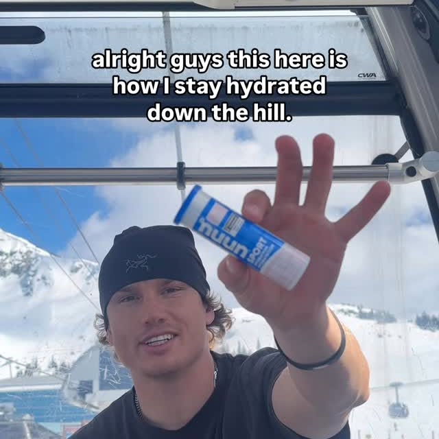 Instagram post by @bruce_oldman for Nuun Hydration. Caption reads: Something I’ve found myself using a lot throughout....