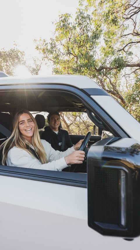 Instagram post by @caroline_markss for Lexus. Caption reads: [...] days with @griffin_cola. Cruising in the....
