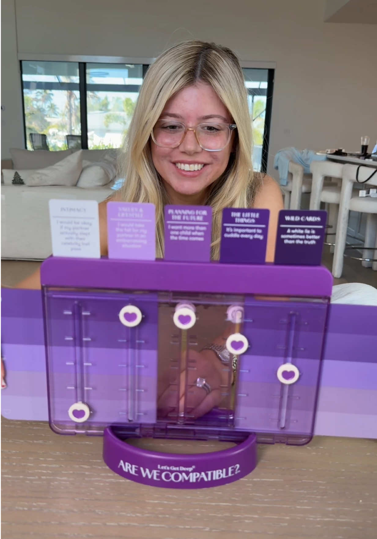 TikTok post by @mariahandbill for What Do You Meme. Caption reads: Looks like we are compatible 🥹💜 @Relatable....