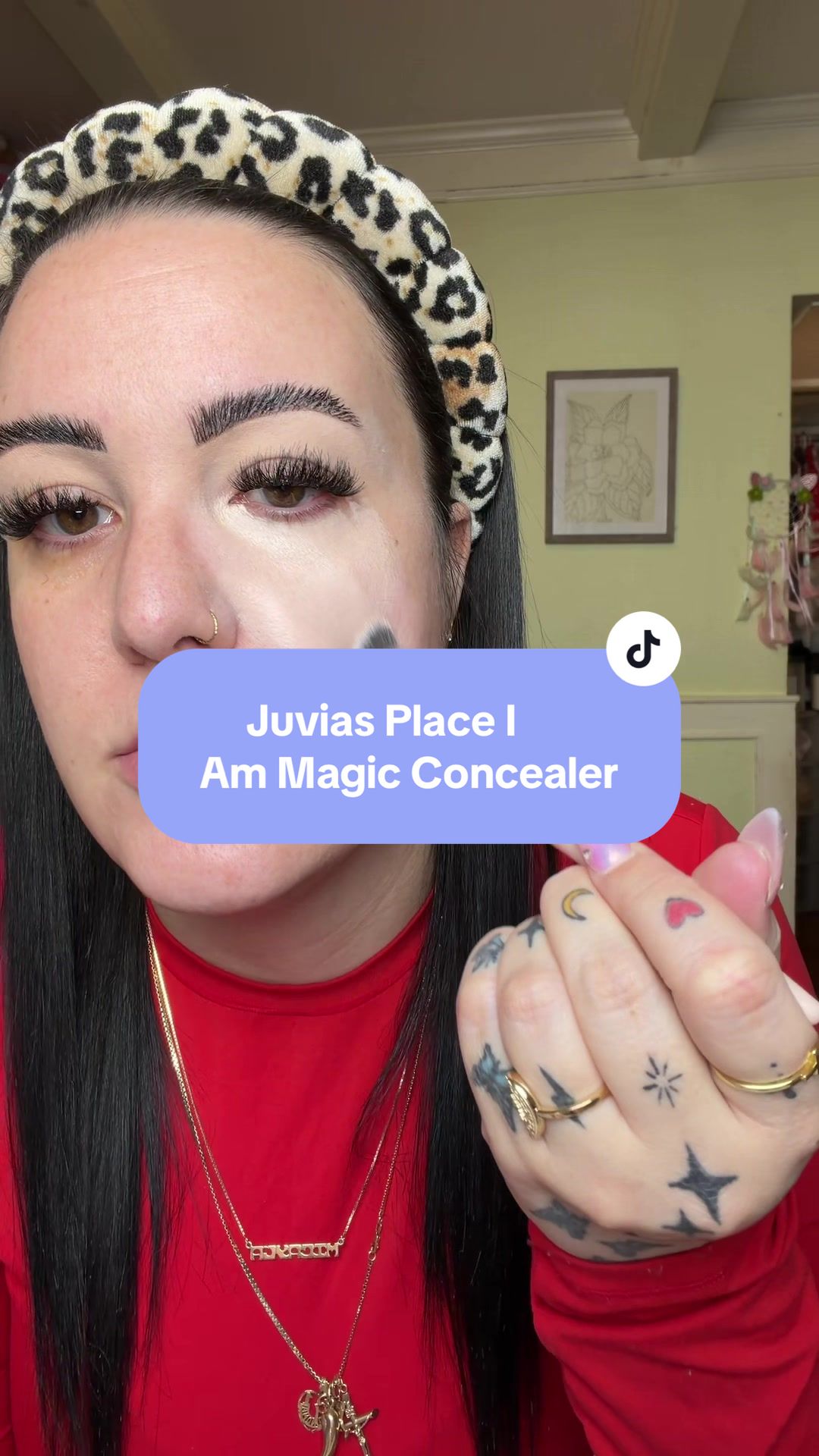 TikTok post by @micaylam2 for Juvia’s Place. Caption reads: [...] the shade range is amazing!....