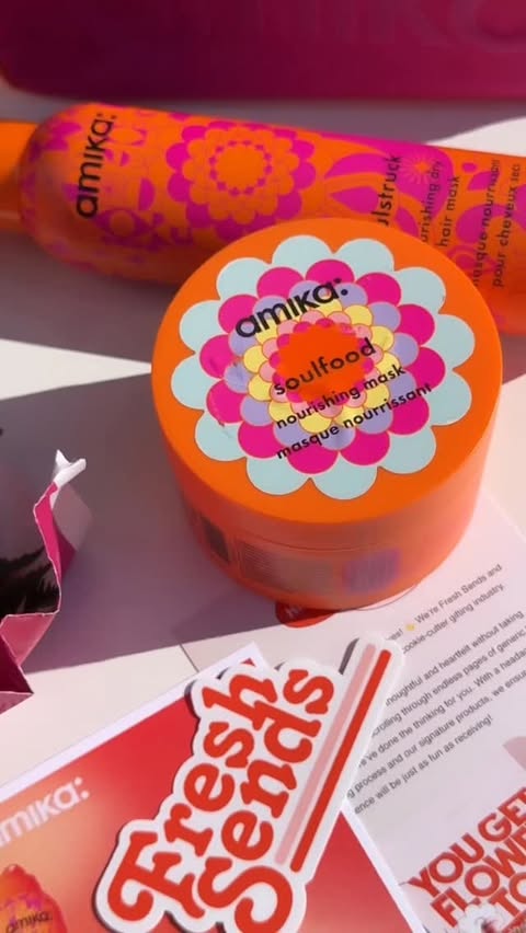 Instagram post by @meximamma72 for Fresh Sends. Caption reads: Ok @amika & @freshsends I see you! Receiving this....