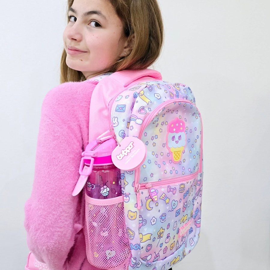 Instagram post by @gracesummerivyandmummy for Blippo. Caption reads: AD| Schooling in style with @blippo How cute is....