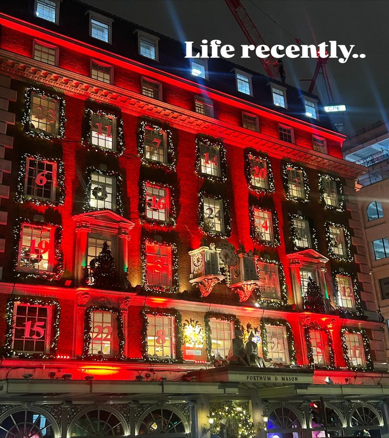 Instagram post by @carolem_beauty for Aromatherapy Associates. Caption reads: Some snippets of life recently and I cant believe....