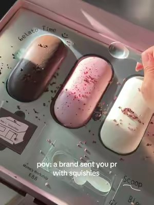 TikTok post by @lauraeunii for Momo’s Workshop. Caption reads: @Momo's Workshop pr packaging is insane i was in a....