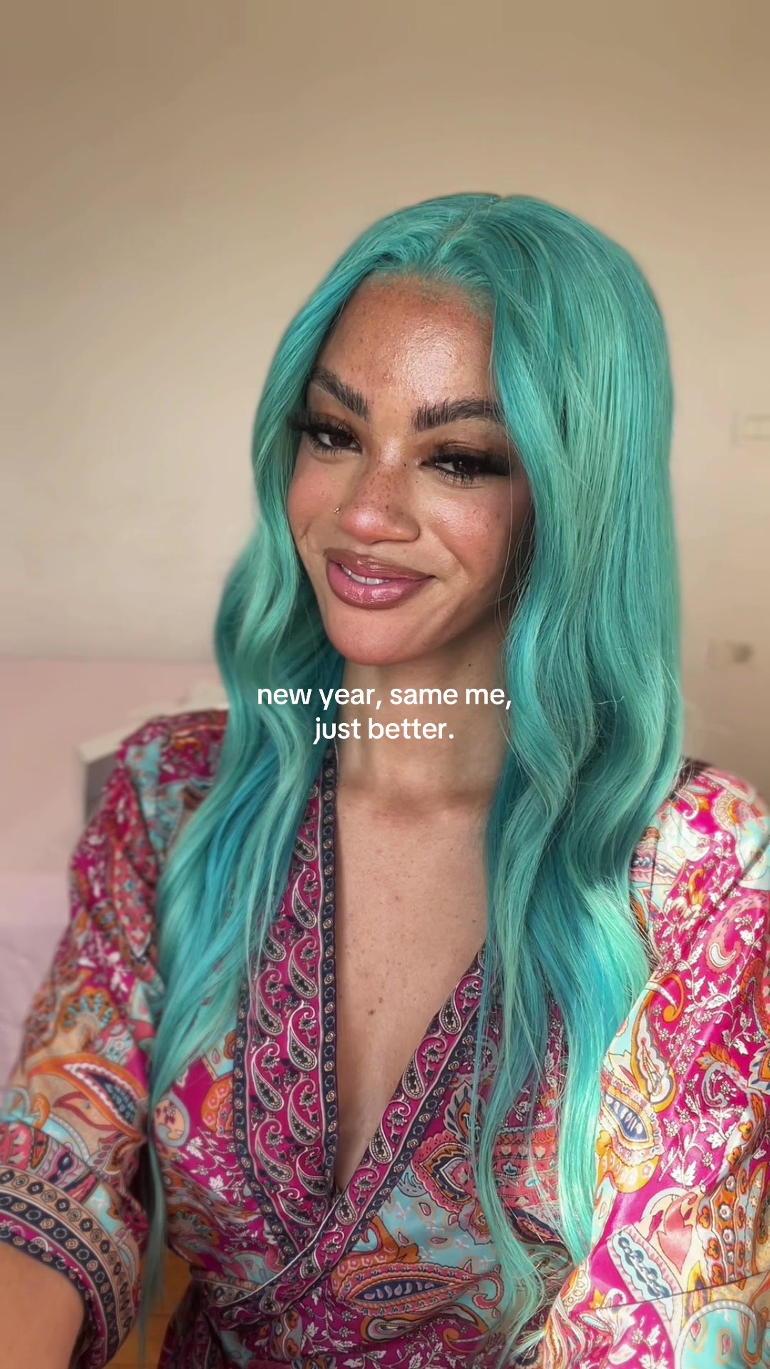 TikTok post by @ninasimoneyt for iseehair. Caption reads: [...] #naturalhairjournal #4chair #ninasimoneyt ....