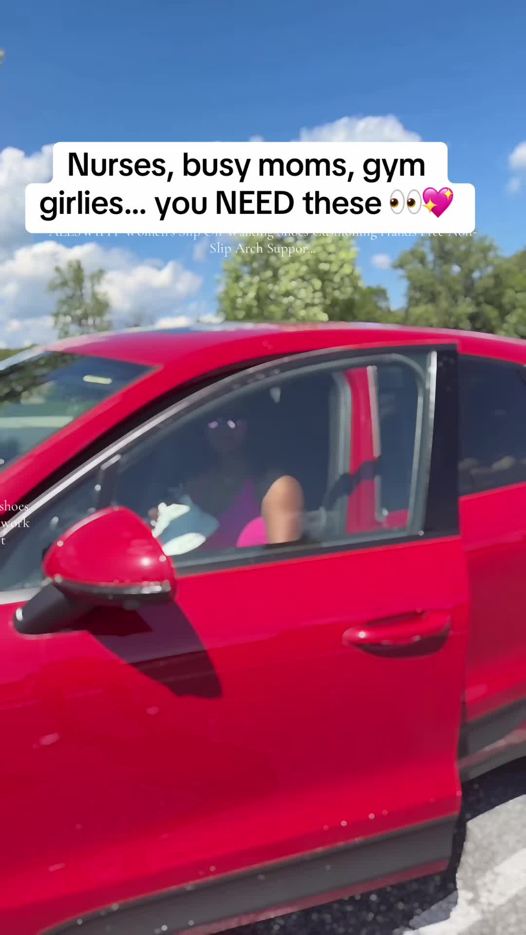 TikTok post by @scrublifewithnursenancy for Nortiv8. Caption reads: From 12-hour shifts to everyday errands, my feet....