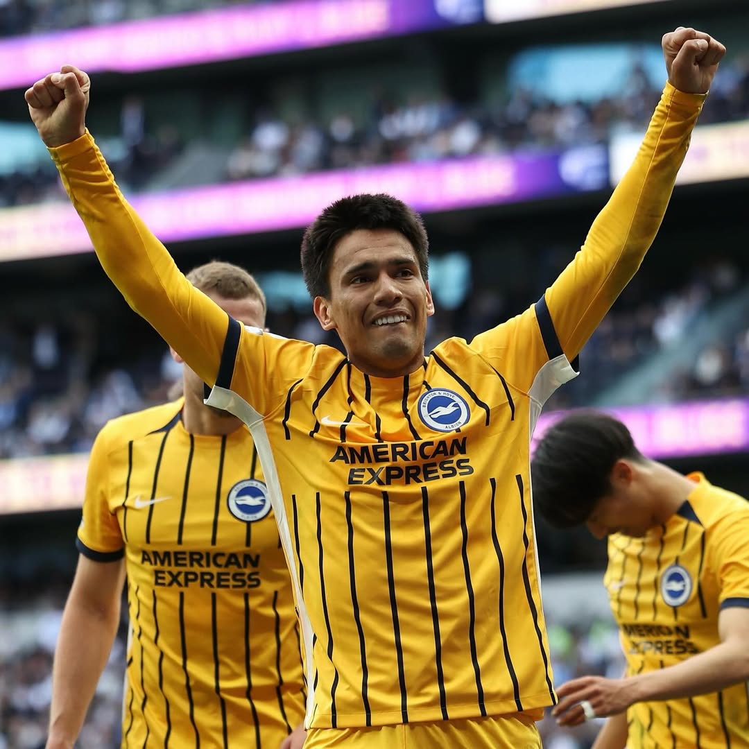 Instagram post by @officialbhafc for Wayfair. Caption reads: Sealing your #PL debut goal in style… ✨

Diego’s....