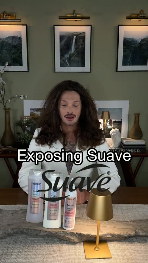 Instagram post by @jonathankmonroe for Suave. Caption reads: I can’t believe @suave did THIS! . . . . #hair....