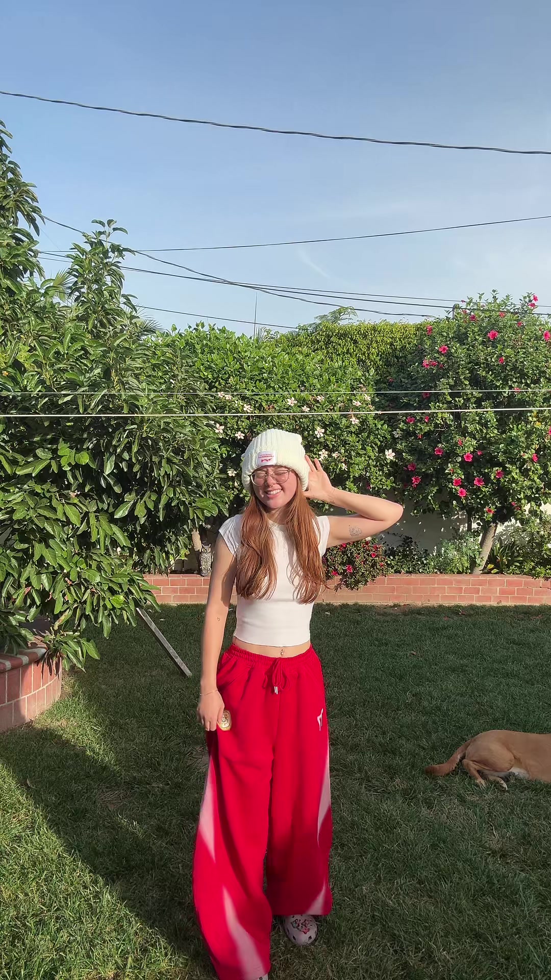 TikTok post by @paaiiggey for Aelfric Eden. Caption reads: [...] hype song 🤭🤭 pants from....