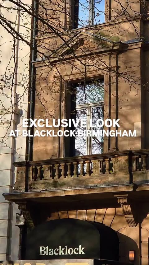 Instagram post by @bababouttown for Blacklock. Caption reads: [...] exclusive look at new Steak/Chophouse....