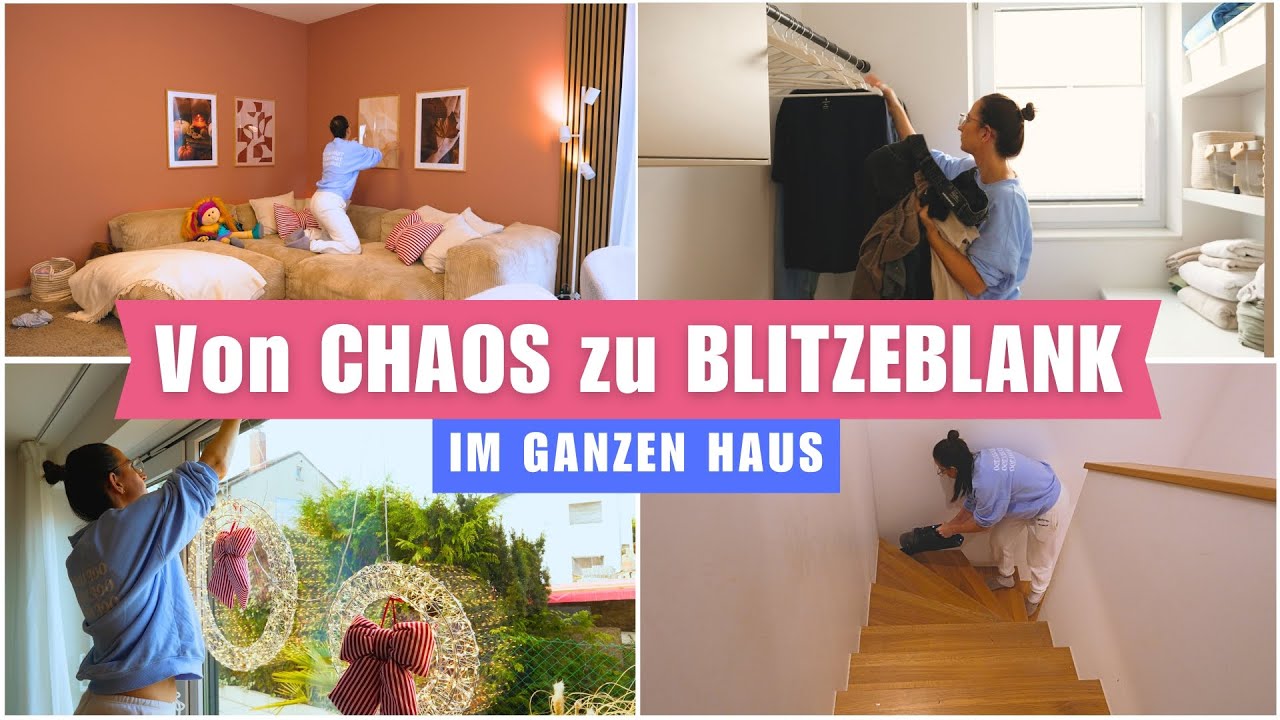 YouTube post by @Clean_Elizabeth for SNOCKS. Caption reads: XXL decluttering motivation on 200 square meters |....