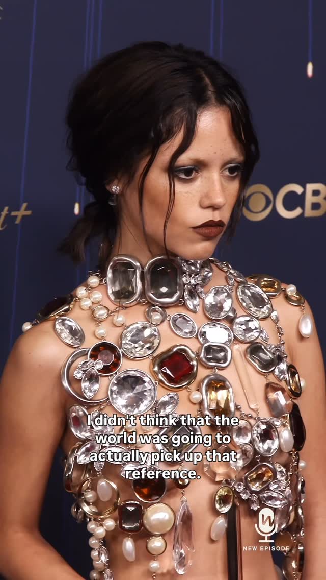 Instagram post by @hillarykerr for Who What Wear. Caption reads: Ever wonder who’s behind @jennaortega’s press tour....