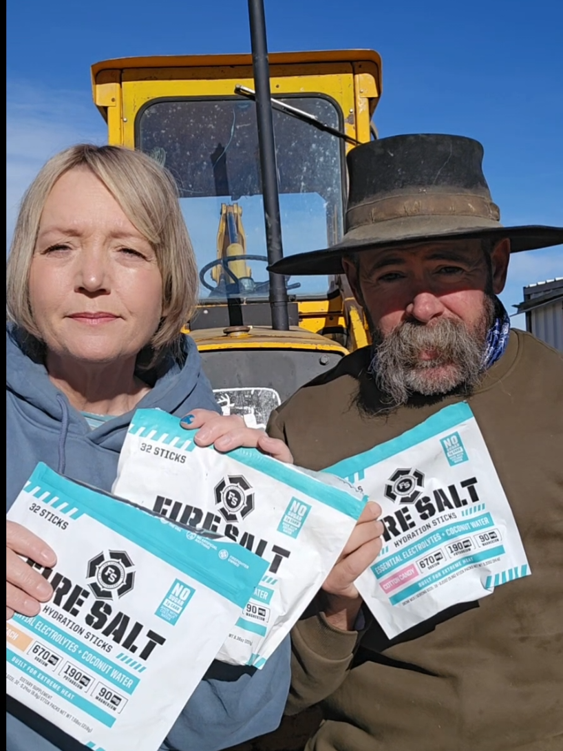 TikTok post by @ash.and.misty for Fire Science Nutrition. Caption reads: [...] #hydration #cottoncandy #peach @Fire Science....