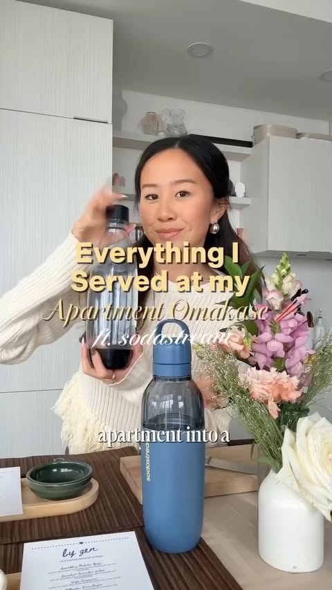 Instagram post by @genevivelaurenn for SodaStream. Caption reads: [...] The palate cleanser. #SodastreamPartner I....
